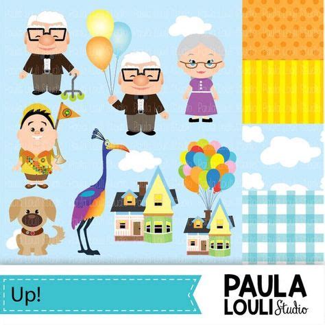 Up! movie clip art set | Clip art, Disney scrapbook, Up pixar