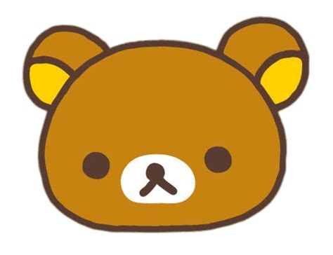 Rilakkuma Bear Face transparent PNG - StickPNG