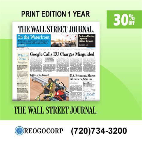 Wall Street Journal Print Subscription | WSJ Digital Subscription