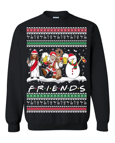 Ugly Christmas Sweater FRIENDS Christmas Unisex Sweatshirt - Etsy