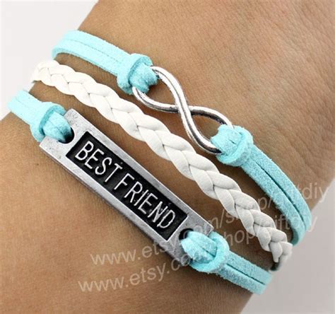 Best friend bracelet infinity bracelet Goose down line by giftdiy