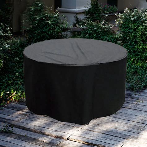 Round Furniture Cover Durable Daily Life Waterproof Dustproof Outdoor ...