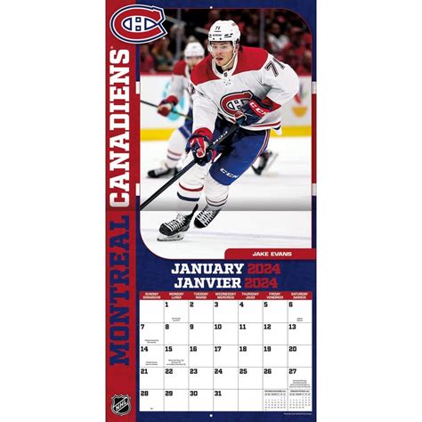 Montreal Canadiens 2024 Mini Wall Calendar - Calendars.com