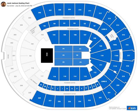 Kia Center Concert Seating Chart - RateYourSeats.com