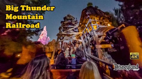 Big Thunder Mountain Railroad at Night On RIde 4K POV with Queue ...