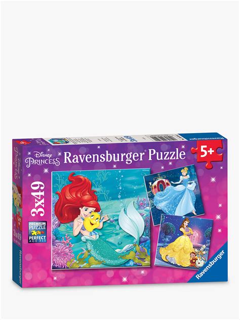 Ravensburger Disney Princess Jigsaw Puzzles, Box of 3 at John Lewis & Partners