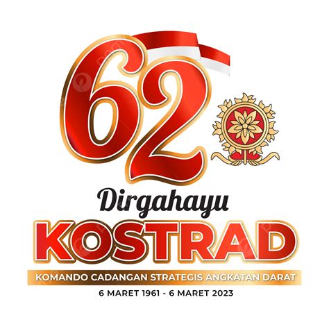 The Official Logo For The 62nd Anniversary Of Kostrad 2023, Long Live ...