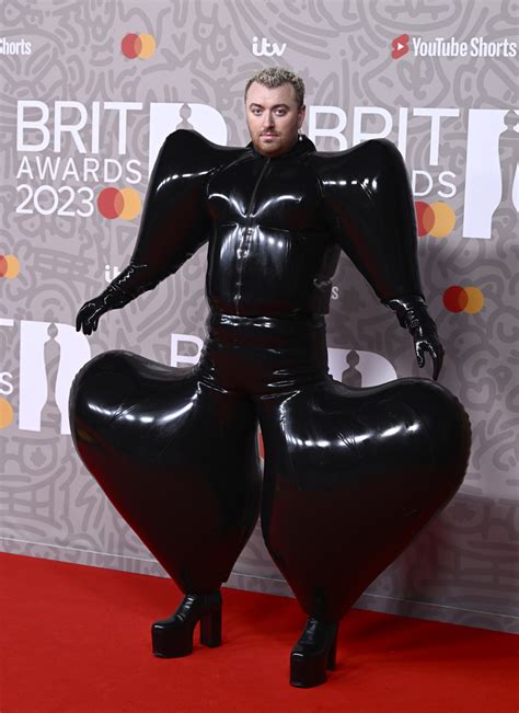 Sam Smith Wore a Wildly Inflatable Suit to the BRIT Awards