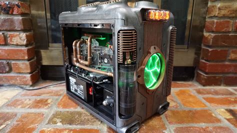 Check out the plasma disk on this steampunk gaming PC build | Custom PC