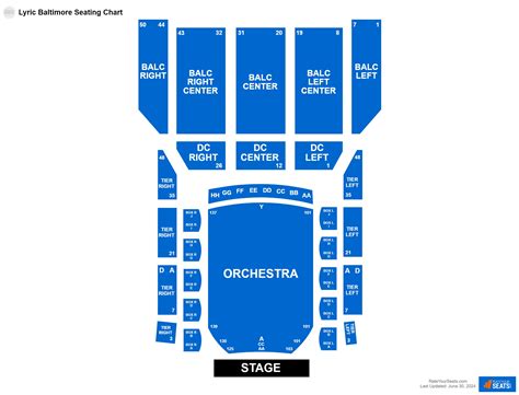 Lyric Baltimore Seating Chart - RateYourSeats.com