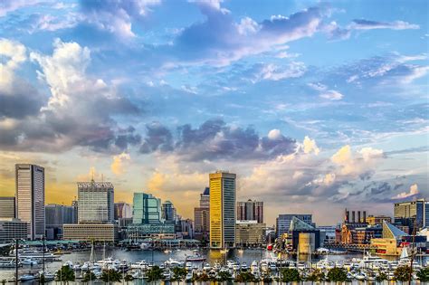 Baltimore Harbor Skyline Photograph by Susan Candelario - Fine Art America