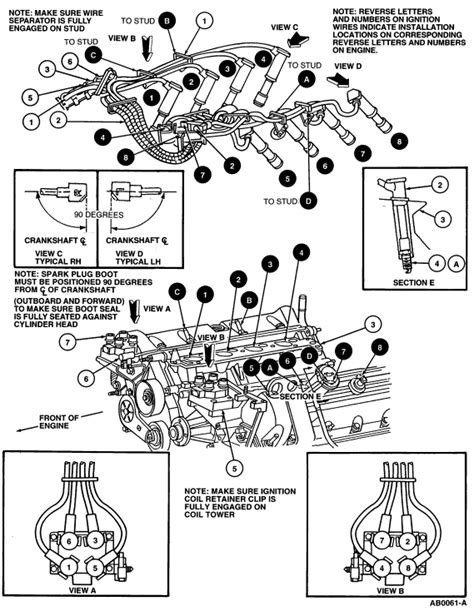 1997 Ford f150 spark plug wire diagram