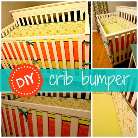 DIY Crib Bumpers with Piping and Ties | Baby crib bumpers, Diy crib, Crib bumper