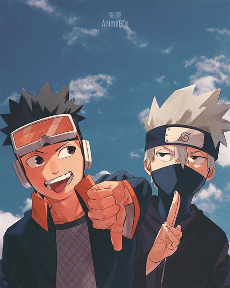 Kid Kakashi And Obito Wallpaper