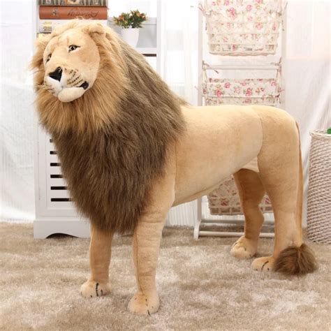 huge simulaiton lion toy big lion doll king lion doll gift about 110X80cm 648 on Aliexpress.com ...