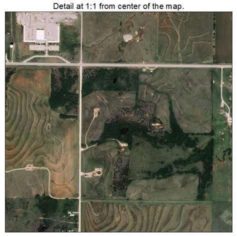 Aerial Photography Map of Perry, OK Oklahoma