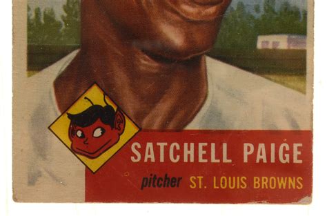 1953 Satchel Paige Topps "Rookie" Baseball Card | EBTH