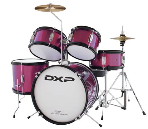 DXP 5 PIECE JUNIOR DRUM KIT PINK