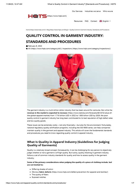 What Is Quality Control in Garment Industry_ [Standards and Procedures ...