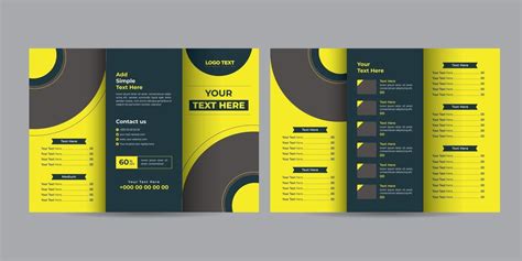 Food Menu, Text You, Brochure Design, Trifold, Vector Art, Pie Chart, Clip Art, Ads, Simple