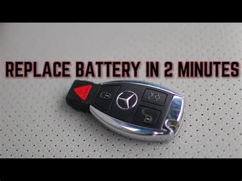 Mercedes Benz Key Fob Battery Change – How To DIY Learning Tutorials ...