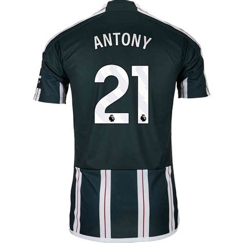 2023/24 adidas Antony Manchester United Away Jersey - SoccerPro