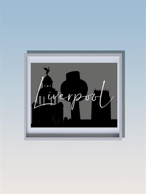 Liverpool Skyline Wall Art : r/wallart