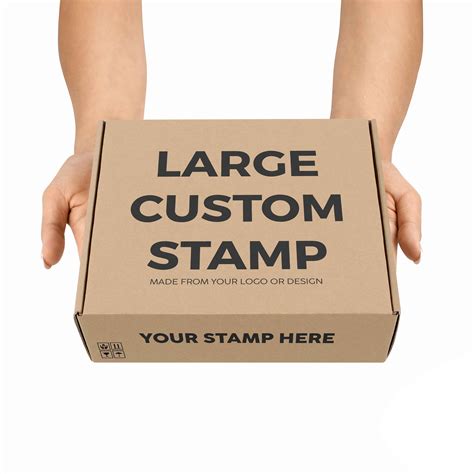 Large Custom Stamp Large Packaging Stamp Large Logo Stamp - Etsy Canada