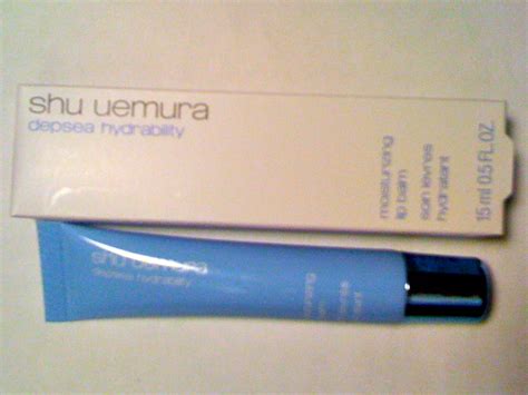 The odds are good...: review: shu uemura depsea hydrability moisturizing lip balm