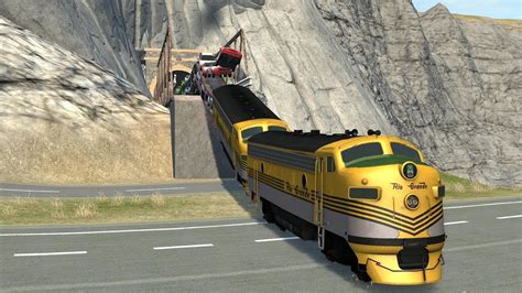 BeamNG Drive Stressed Out #11 with 100 Vehicles - Huge Train Crash | Train crash, Train, Union ...