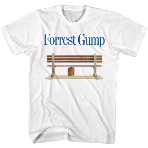 Forrest Gump Forrest Gump Logo And Bench T-shirt 439620 | Rockabilia ...