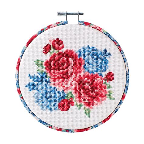 The Pioneer Woman Heritage Floral Cross Stitch Kit – furniturezstore