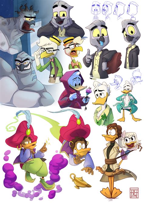 ArtStation - Ducktales2017 - Characters Fanart