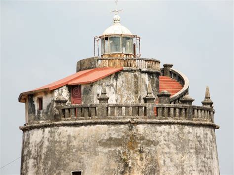 Fort Aguada and Its Lighthouse Stock Photo - Image of candolim ...