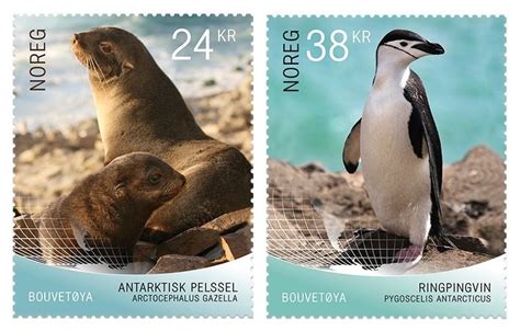 Bouvet Island as the most remote island in the world. Two new stamps ...