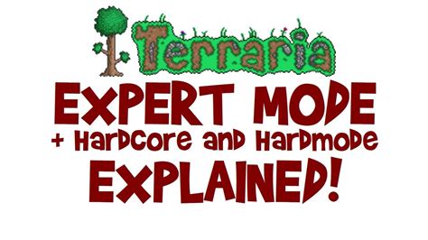 What is Expert Mode? Terraria Expert Mode Guide + Hardcore & Hardmode explained! - YouTube