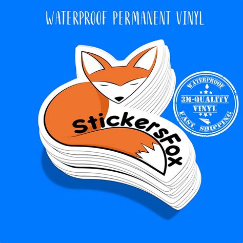 Custom stickers bulk set. Logo decals printed on waterproof | Etsy