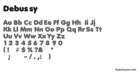 Debussy Font – Download Free, Online Generator