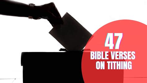 47 Important Bible Verses On Tithing - Bible Verses