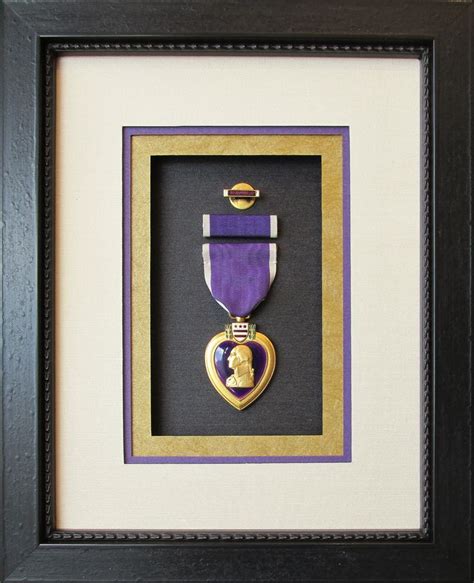 A purple heart framed in a classic style | Framed art, Artwork display, Art