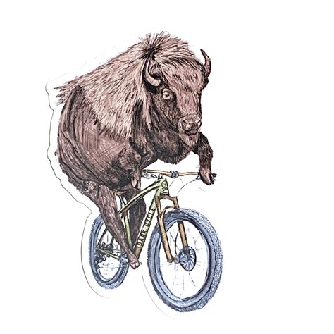 Animals on Bike Vinyl Decal – Kickstand Culture