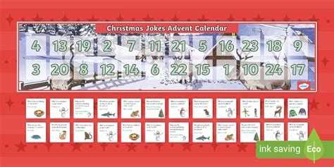 Joke Themed Advent Calendar Banner (teacher made) - Twinkl