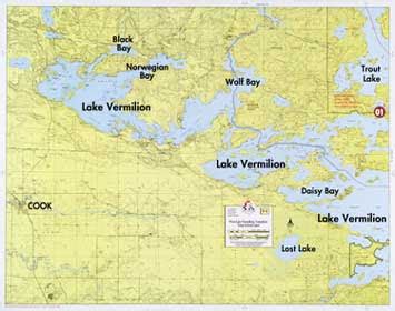 Lake Vermilion Map | World Map 07