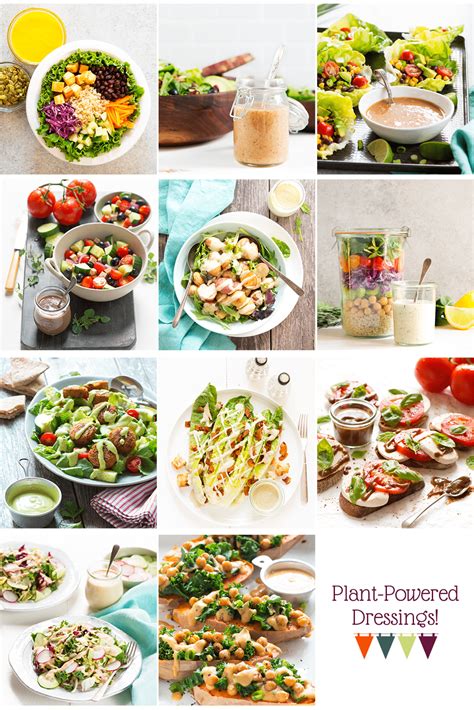 Oil-Free Vegan Salad Dressings