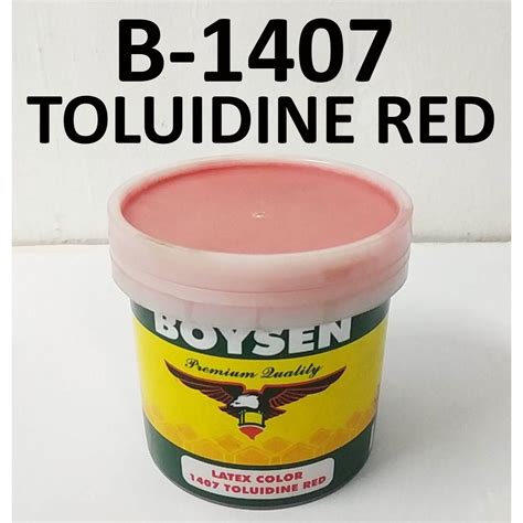 BOYSEN LATEX COLOR TOLUIDINE RED B-1407 ...