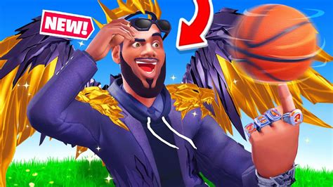 *NEW* LEBRON JAMES in FORTNITE! (Gold Evolution) - Win Big Sports