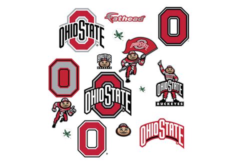 Ohio State Buckeyes - Team Logo Assortment Wall Decal | Shop Fathead ...