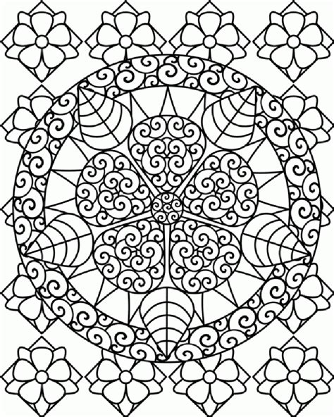 HQ Abstract Image Coloring Page - Free Printable Coloring Pages for Kids