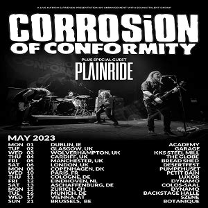 [News] Plainride announce European tour with Corrosion of Conformity ...