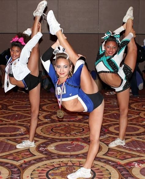 Gabi Butler and some friends, amazing needles! | Cheer workouts, Famous cheerleaders ...